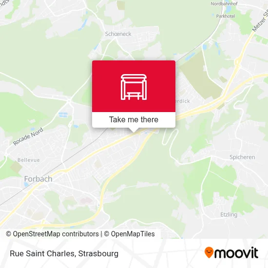 Mapa Rue Saint Charles