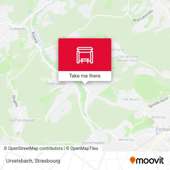 Urselsbach map