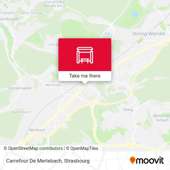 Carrefour De Merlebach map