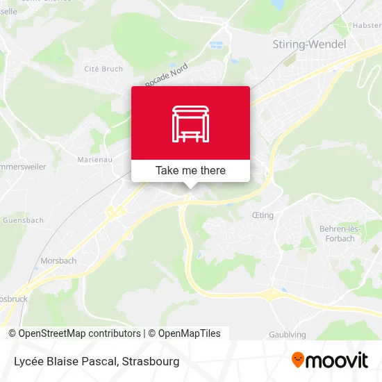 Lycée Blaise Pascal map