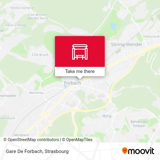 Gare De Forbach map