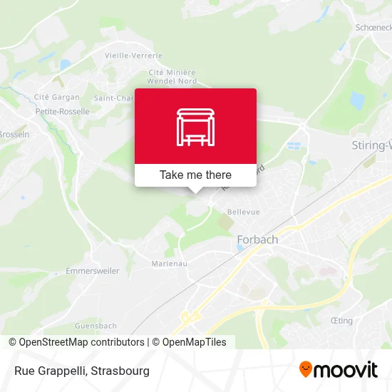 Mapa Rue Grappelli
