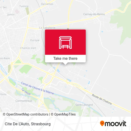 Cite De L'Auto map
