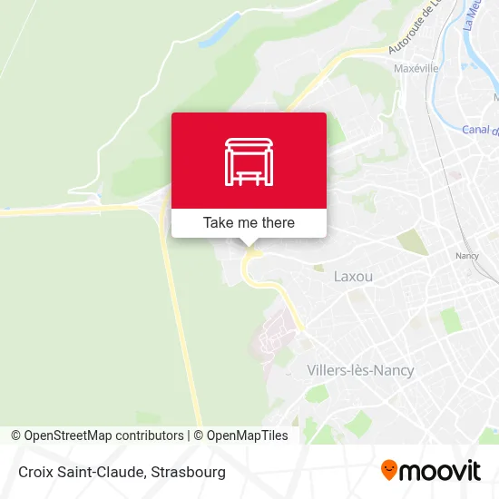 Croix Saint-Claude map