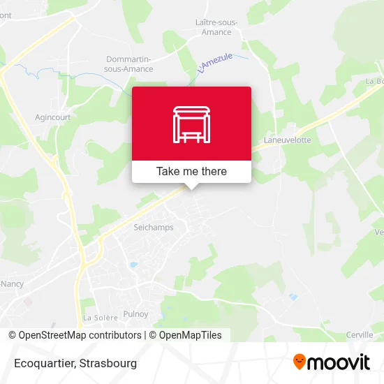 Ecoquartier map