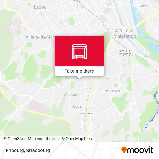 Fribourg map