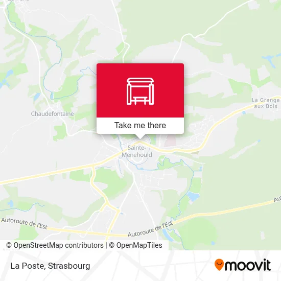 La Poste map