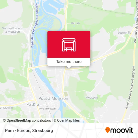 Pam - Europe map