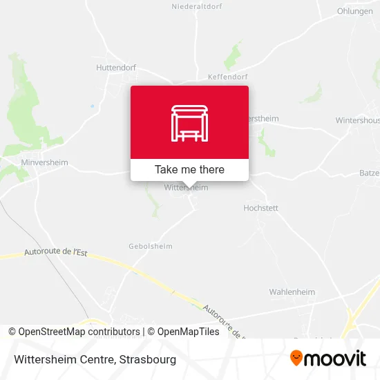 Wittersheim Centre map