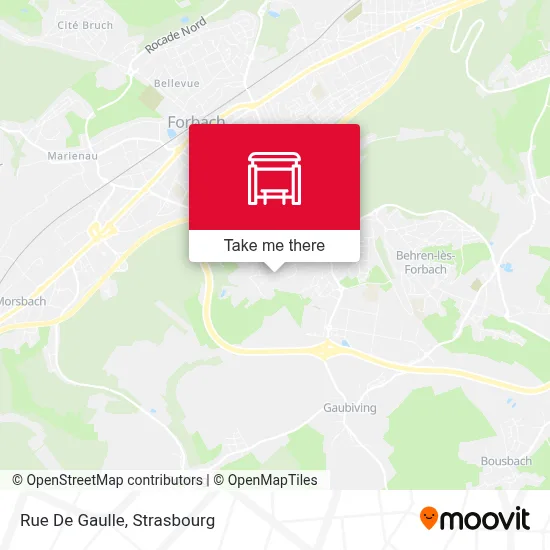 Rue De Gaulle map