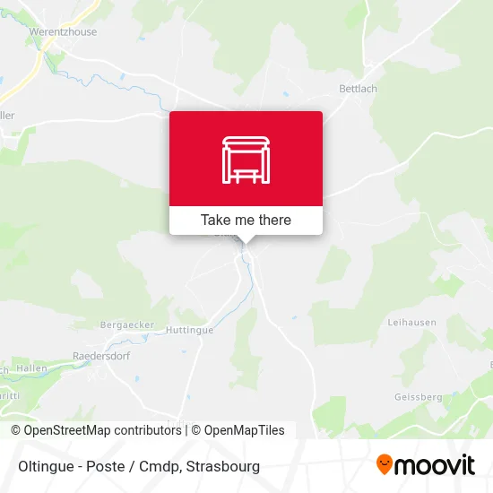 Oltingue - Poste / Cmdp map