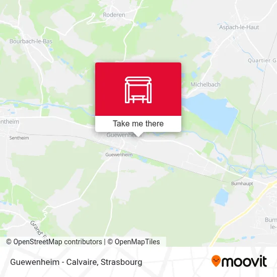 Guewenheim - Calvaire map