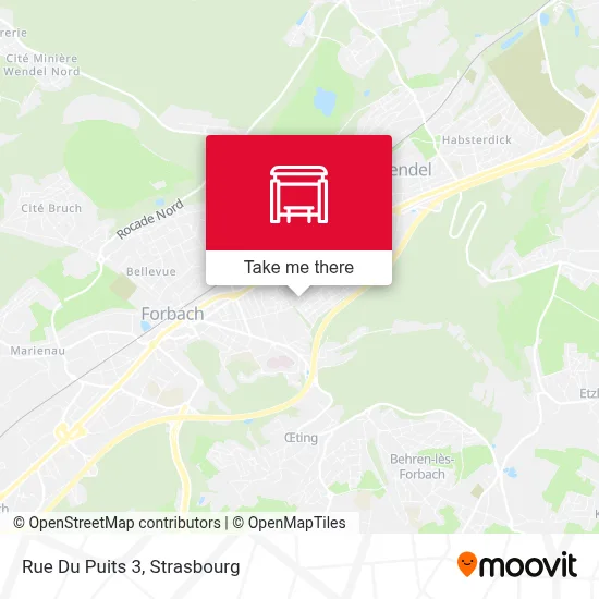Mapa Rue Du Puits 3