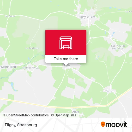 Fligny map