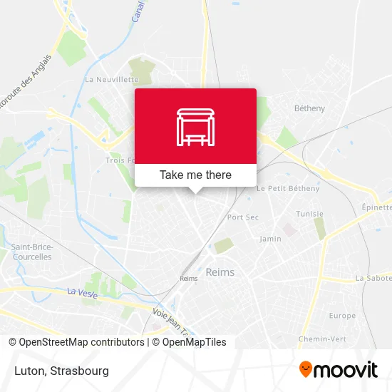 Luton map