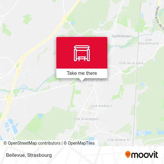 Bellevue map