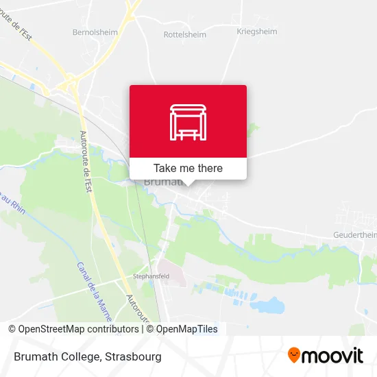 Brumath College map