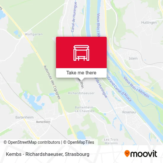 Kembs - Richardshaeuser map