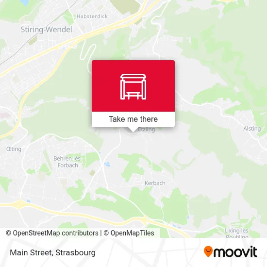Mapa Rue Principale