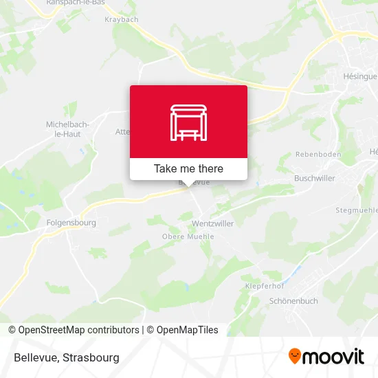 Bellevue map