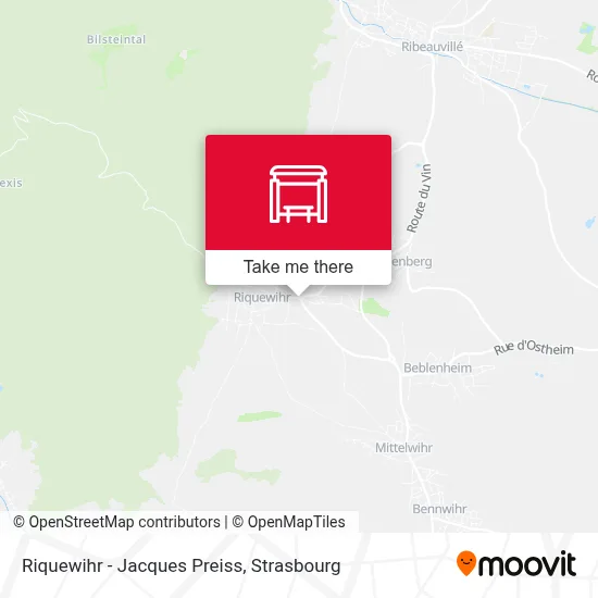 Mapa Riquewihr - Jacques Preiss