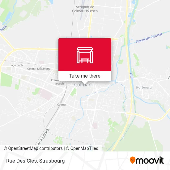 Mapa Rue Des Cles
