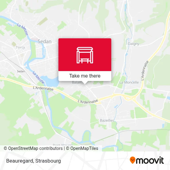 Beauregard map
