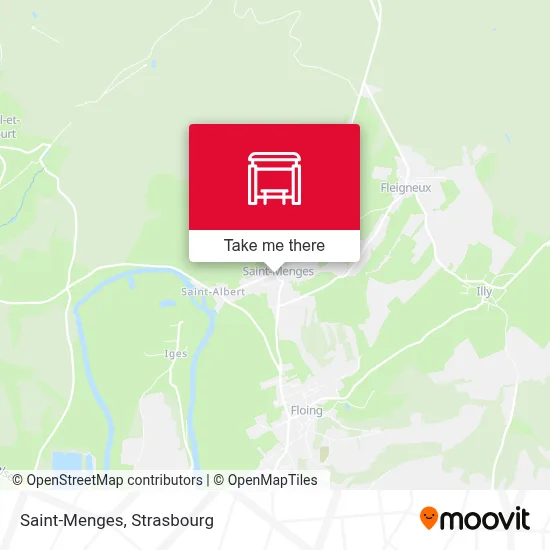 Saint-Menges map
