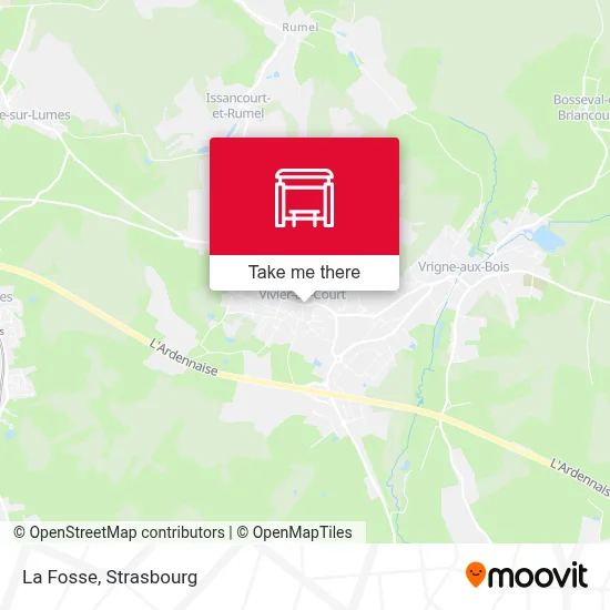 La Fosse map