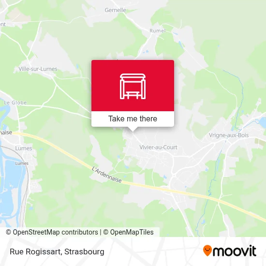 Mapa Rue Rogissart