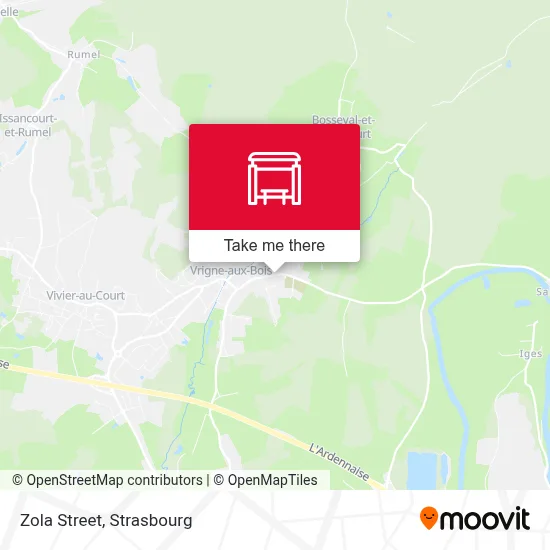Mapa Rue Zola
