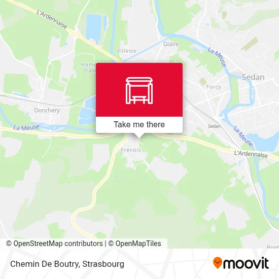 Chemin De Boutry map