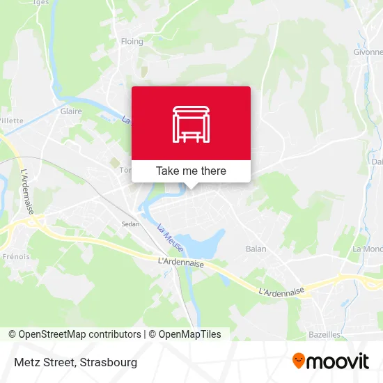 Mapa Rue De Metz