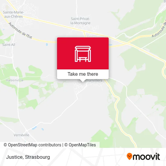Justice map