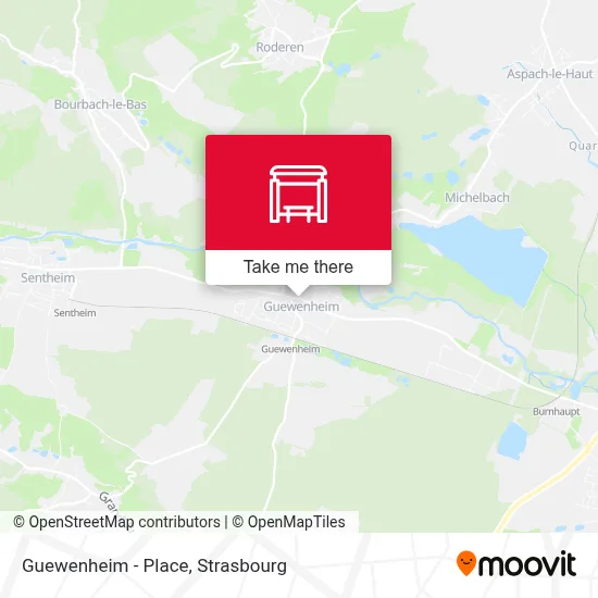 Guewenheim - Place map