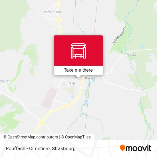Mapa Rouffach - Cimetiere