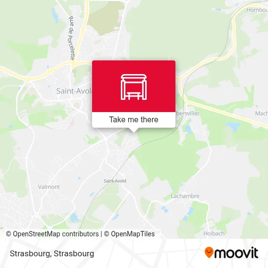 Strasbourg map