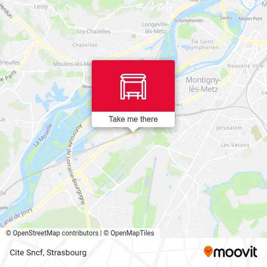 Cite Sncf map