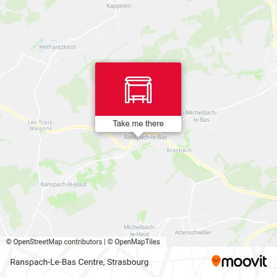 Mapa Ranspach-Le-Bas Centre