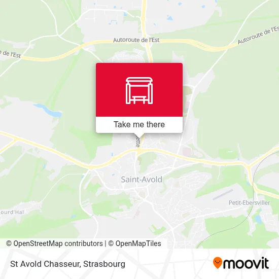St Avold Chasseur map