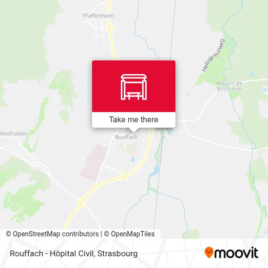 Rouffach - Hôpital Civil map