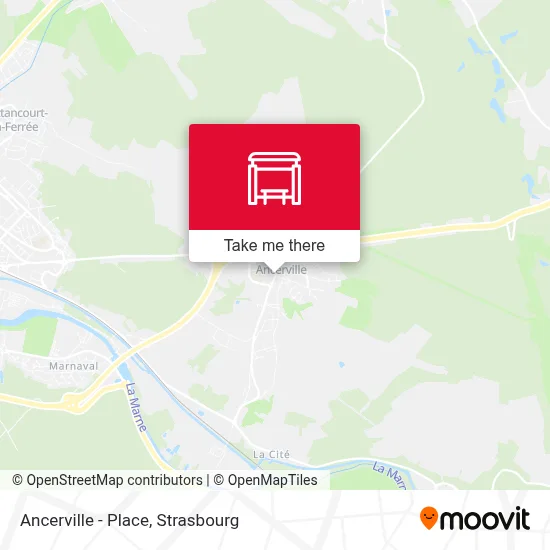 Ancerville - Place map