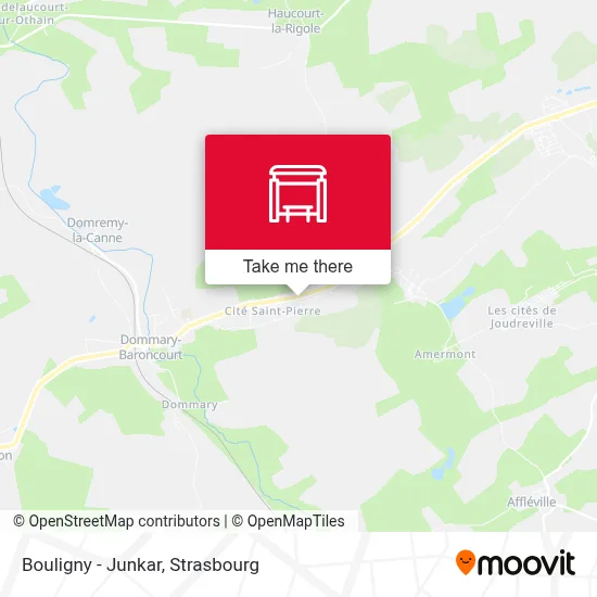 Bouligny - Junkar map