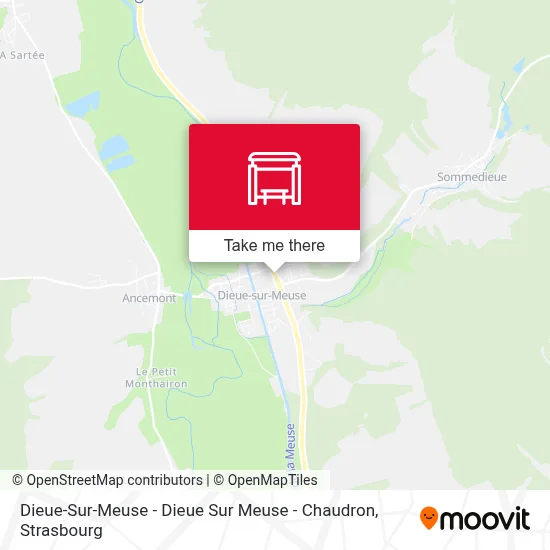 Dieue-Sur-Meuse - Dieue Sur Meuse - Chaudron map
