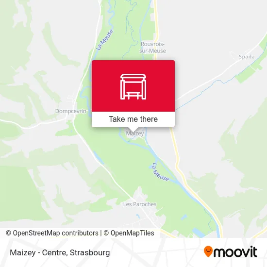 Maizey - Centre map