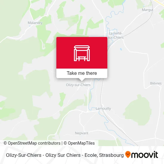 Olizy-Sur-Chiers - Olizy Sur Chiers - Ecole map