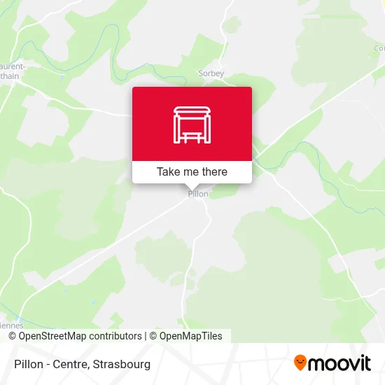 Pillon - Centre map