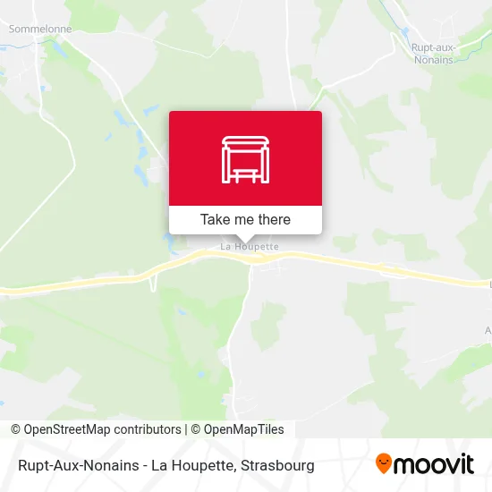 Rupt-Aux-Nonains - La Houpette map