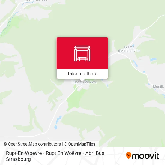 Rupt-En-Woevre - Rupt En Woëvre - Abri Bus map