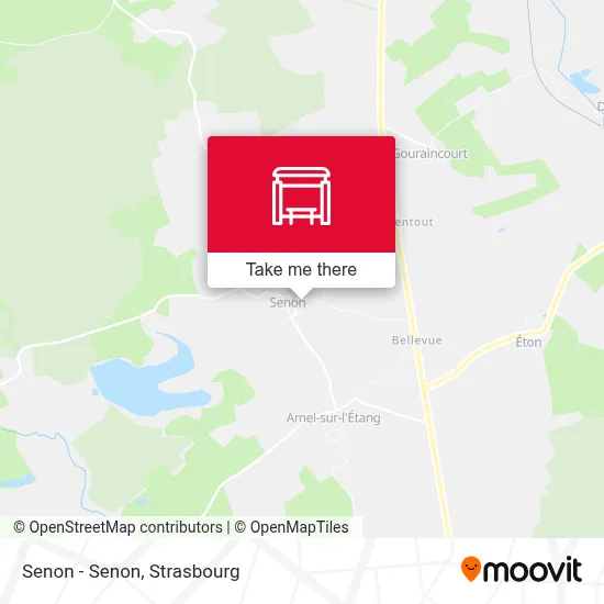 Senon - Senon map